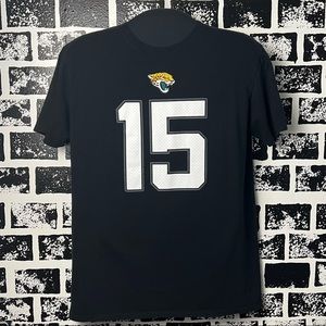 NFL T-shirt black Jacksonville jaguars football extra large unisex shirt